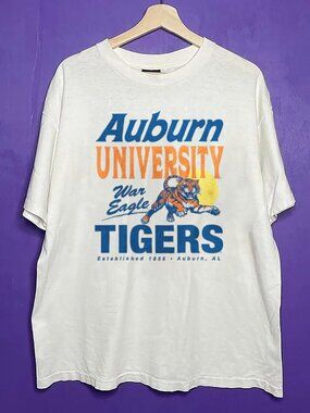Vintage 90s Auburn University Unisex Shirt, Auburn Tigers Football Shirt Tee